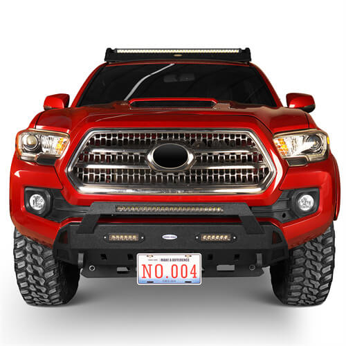 Tacoma Front Bumper Stubby Bumper for 2016-2022 Toyota Tacoma 3rd Gen ...