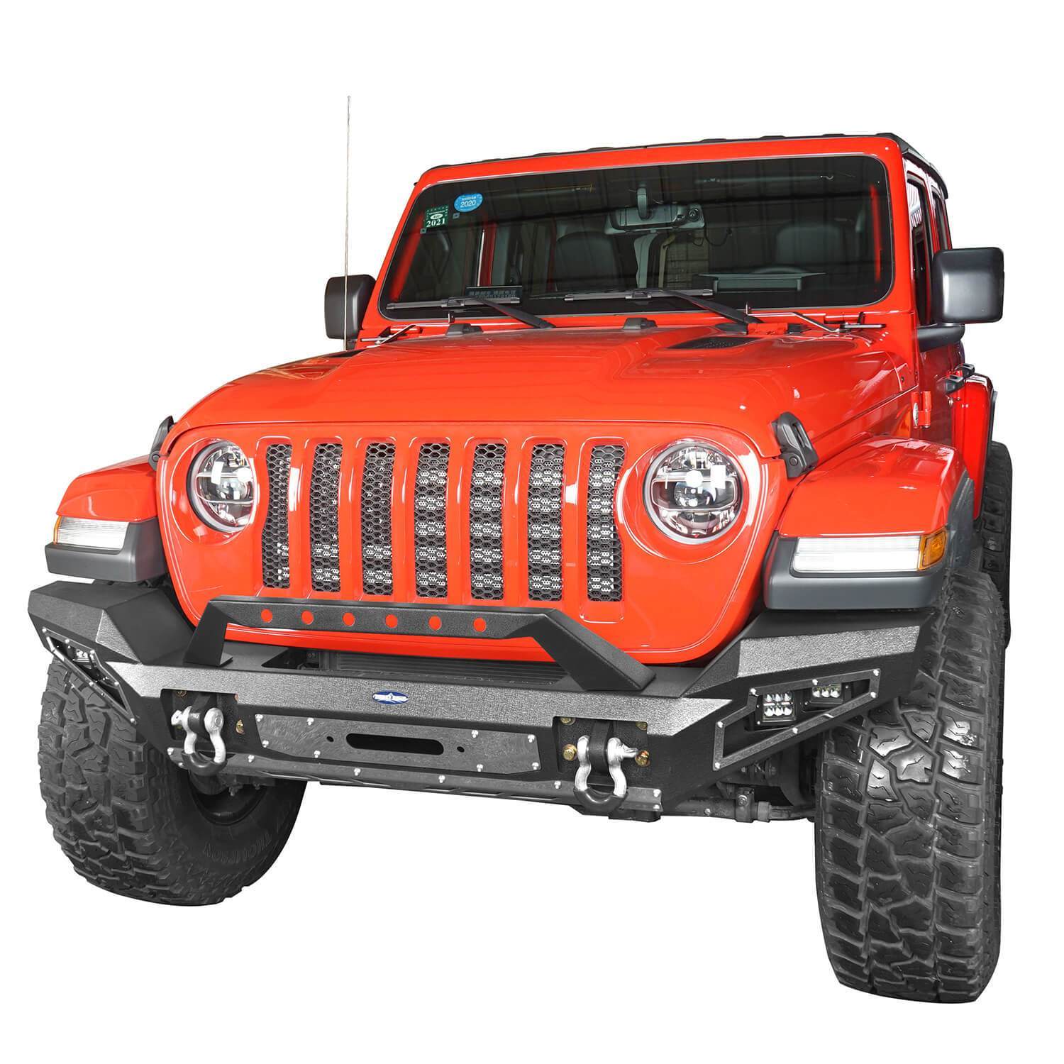 Jeep JT Full Width Front Bumper w/Winch Plate for 2020-2024 Jeep ...