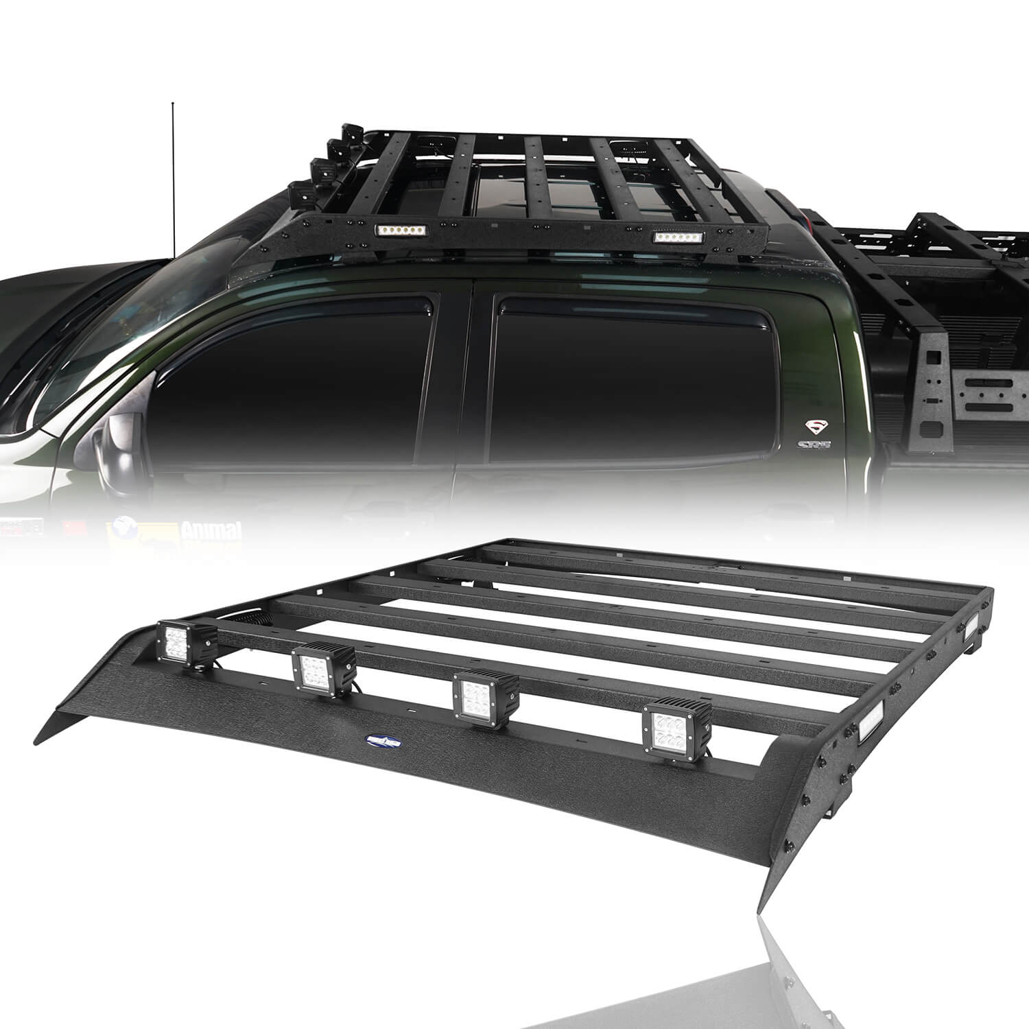 Tundra Crewmax Roof Rack(07-13 Toyota Tundra)-Bunker4x4